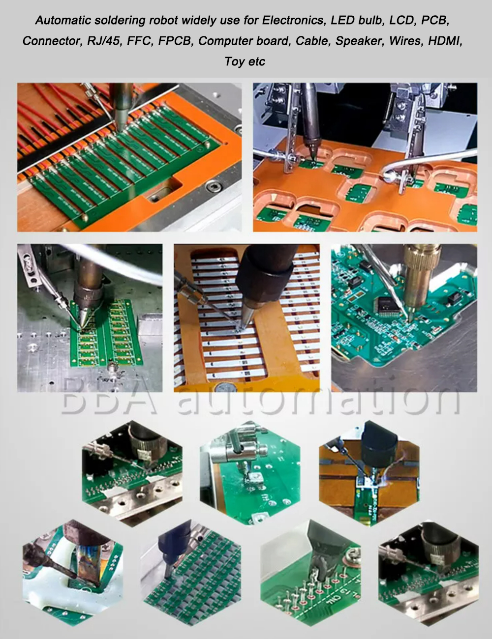 soldering machine application