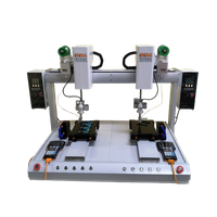 Đầu hàn kép dung dịch hàn robot hai hệ thống cho ăn bằng thiếc tự động robot hàn