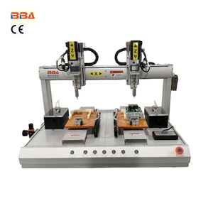 BBA tự động robot buộc vít vít với bộ nạp vít đôi và đầu tuốc nơ vít kép cho lắp ráp hai cánh quay đồng thời