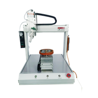 Máy tính để bàn PCB máy phủ phù hợp với robot kết dính phân phối súng keo nóng