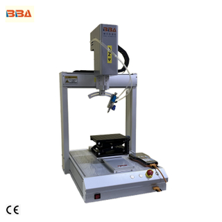Máy phân phối kết dính máy tính để bàn hiệu quả cao với vòi có độ chính xác cao được sử dụng trong niêm phong dây