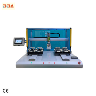Máy vặn vít hoàn toàn tự động có độ chính xác cao cho khóa cửa; thiết bị siết chặt chân không cho các vít nhỏ; được trang bị màn chắn sáng an toàn.