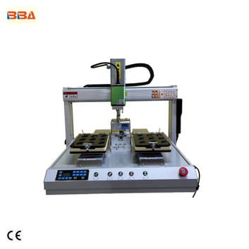 Máy khóa trục vít tự động để bàn có độ chính xác cao với cụm máy giặt Tự động cho ăn Thiết bị buộc vít cho thiết bị điện tử