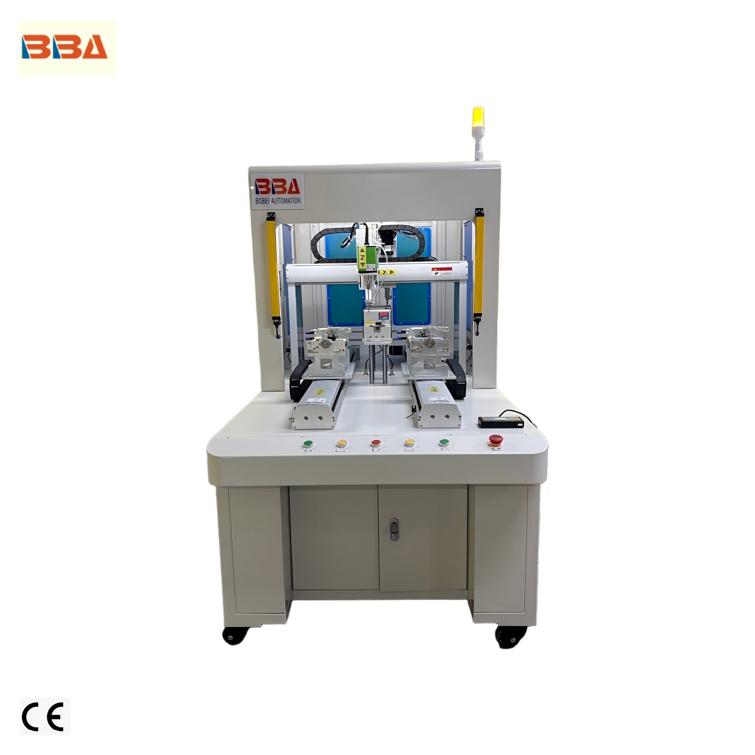 Tủ nội tuyến Máy khóa trục vít tự động cho lắp ráp dây chuyền sản xuất Tủ trạm kép Máy dẫn động trục vít tự động Robot buộc vít servo
