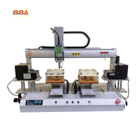 Robot bắt vít servo kép dành cho máy tính để bàn được tùy chỉnh; máy bắt vít tốc độ cao, hai trạm cho vỏ nhựa điều khiển từ xa của thiết bị nhỏ; Máy bắt vít PCB.