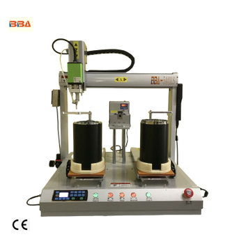 Máy bắt vít tự động hai trạm, máy lắp vít tản nhiệt điện tử, máy vít báo động chống thất lạc vít