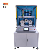 Máy bắt vít hai đầu (trước và sau) kiểu tủ; vật cố định tùy chỉnh với cơ chế lật để buộc chặt; phù hợp với sản phẩm nhựa; Nhà sản xuất Trung Quốc.